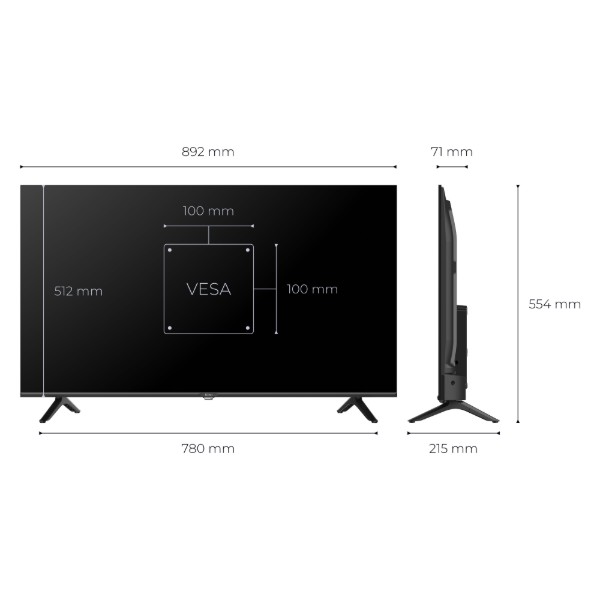 Фото - Телевизор Kivi 40F9000HB